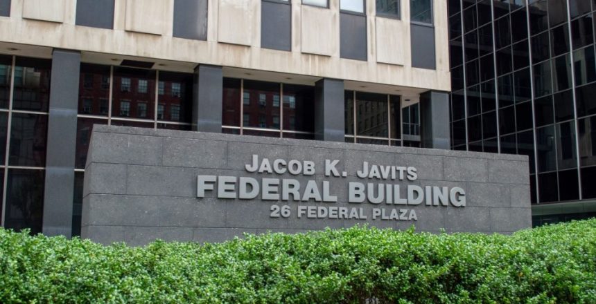 Man arrested after igniting ‘incendiary device’ outside federal building in Lower Manhattan