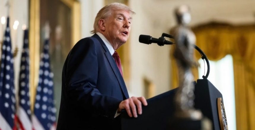 President Trump rebuffs warnings from tech leaders regarding federal AI guardrails
