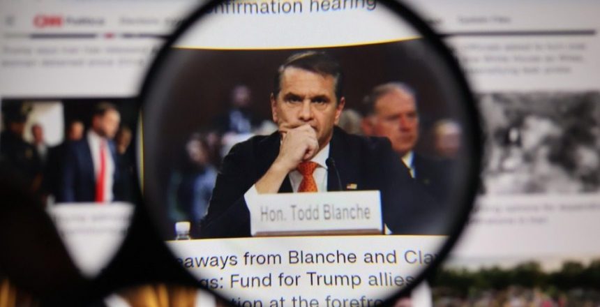 Key Republican senators back Todd Blanche’s nomination for attorney general